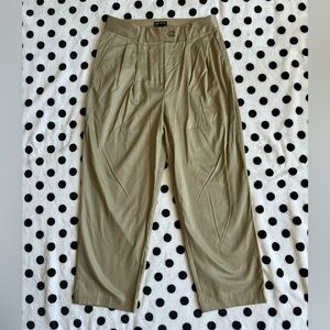 NWOT Frank & Oak Mia Khaki Pleated Pants